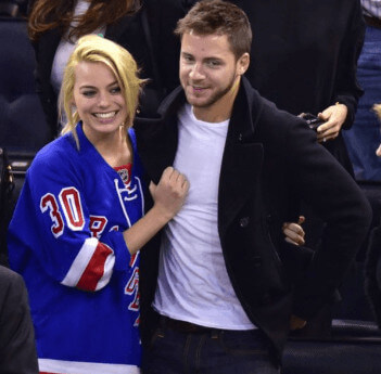 Tom Ackerley With Margot Photographed For The First Time Together 